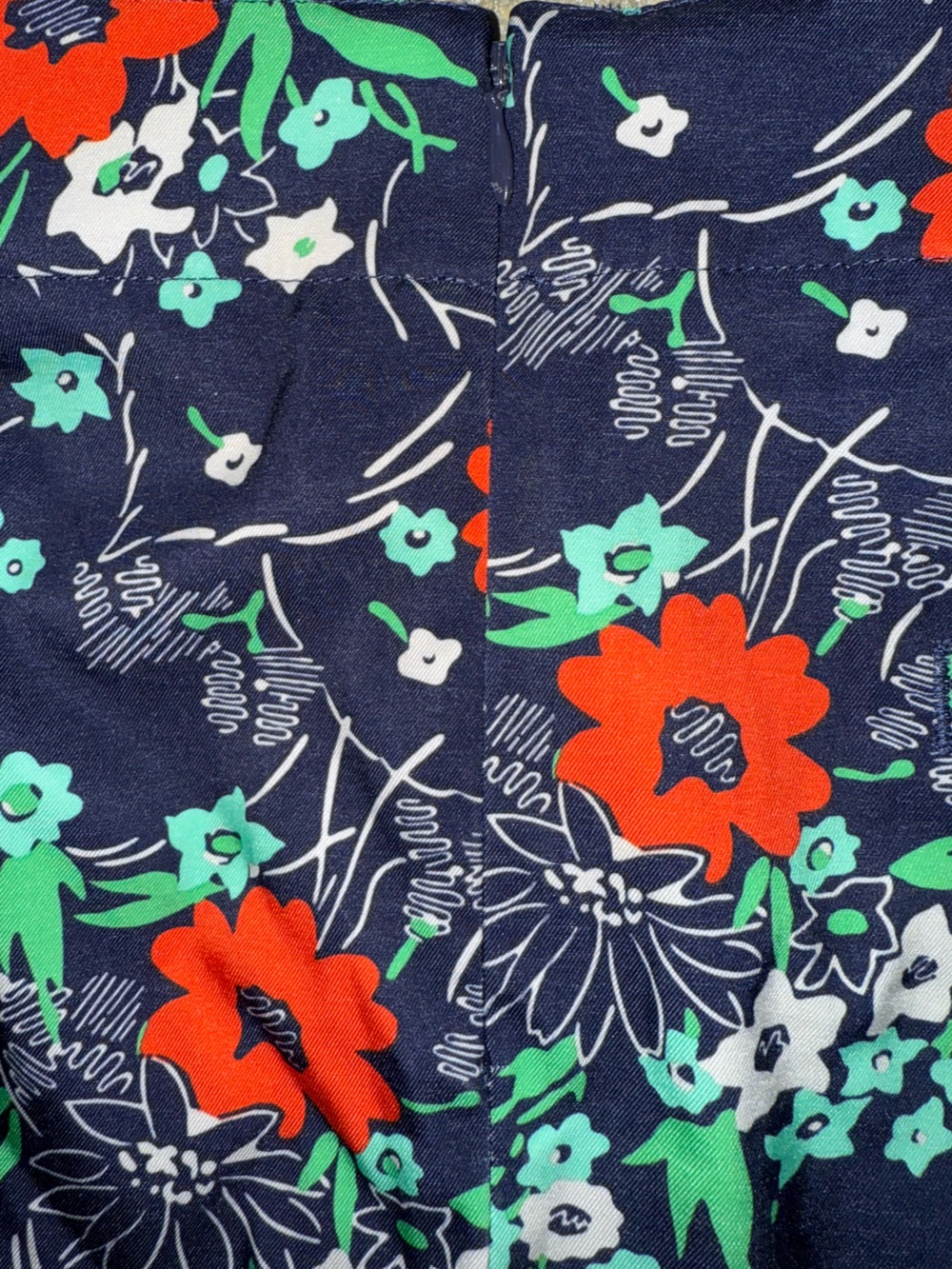 Lady Hagen Skort Navy Floral Mini Skirt/shorts, with pockets, golf wear - Picture 7 of 7
